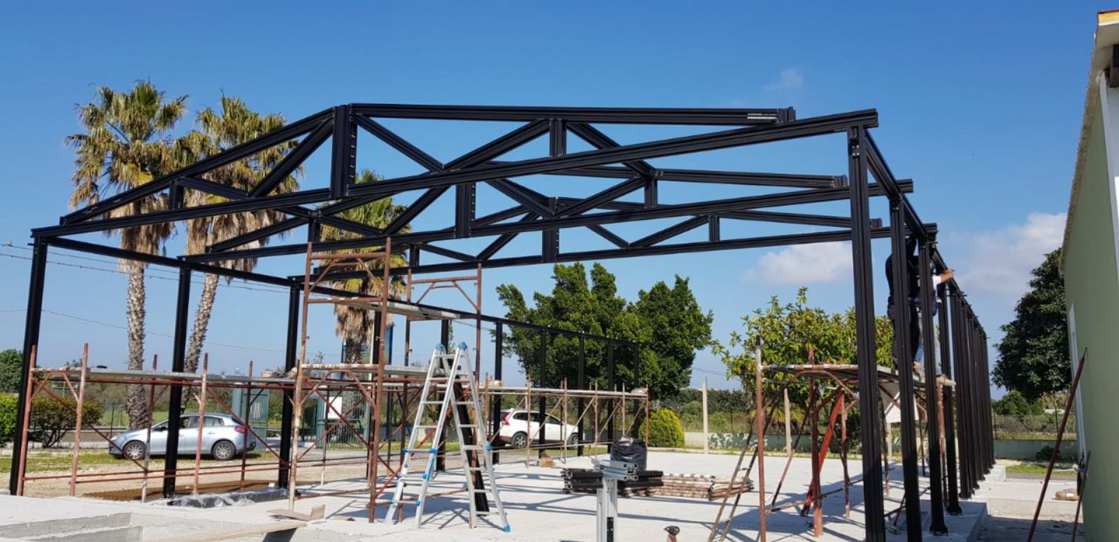 Intérieur — carrelage en cours